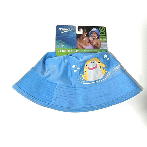Speedo Kids UV Bucket Hat Light Blue UV 50+ Lightweight L/XL (12-24 mons) - NEW - Picture 4 of 6